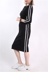 שמלה ספורטיבית בשחור- M